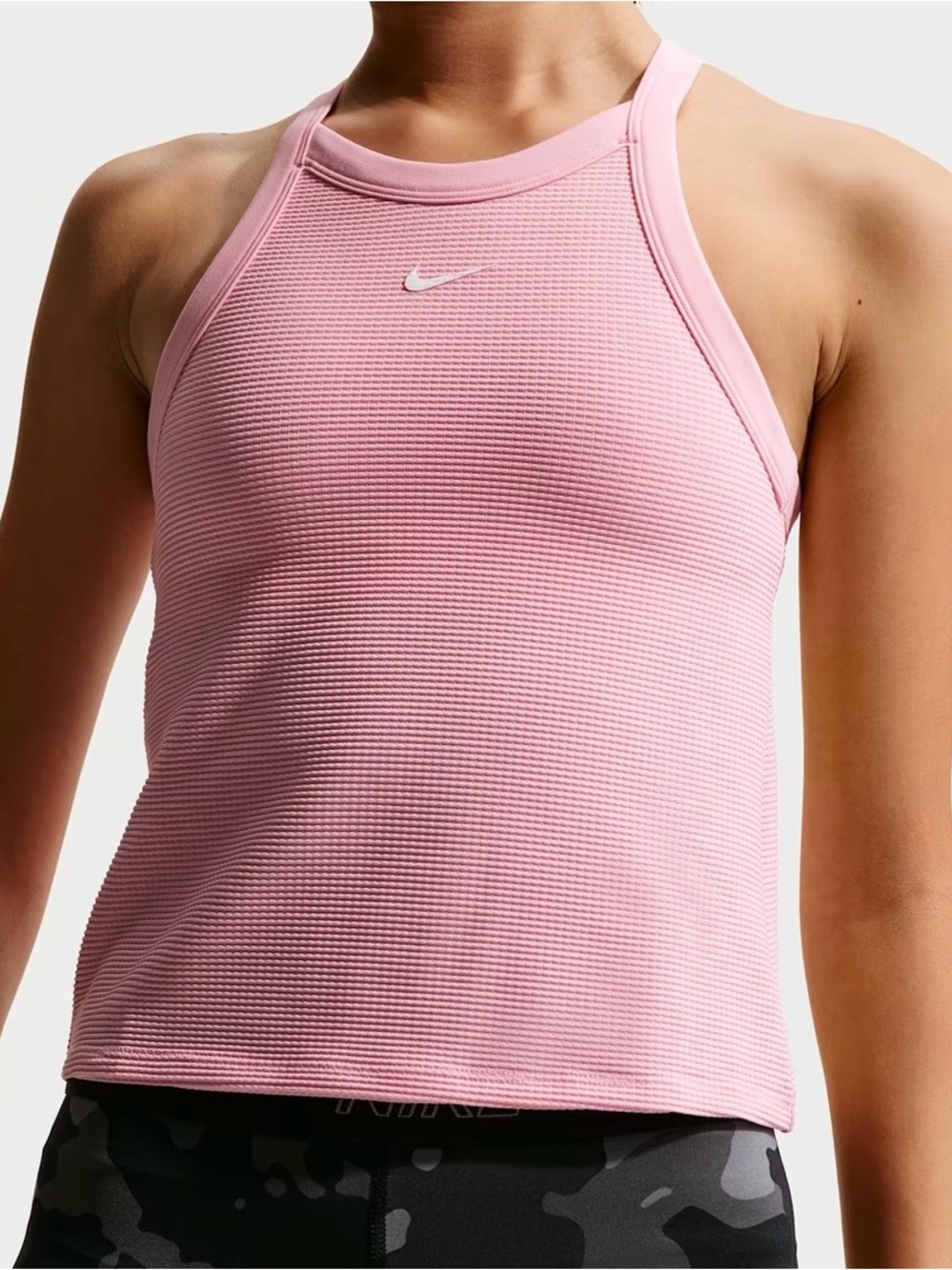 Girls Pink Nike HighNeck Tank Sz S